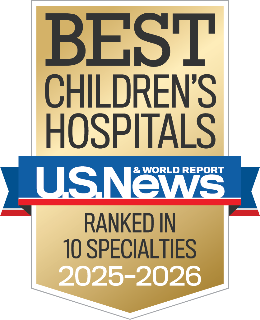 US News - Best Children's Hospital Badge