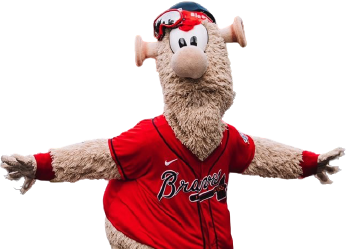 transparent atlanta braves mascot