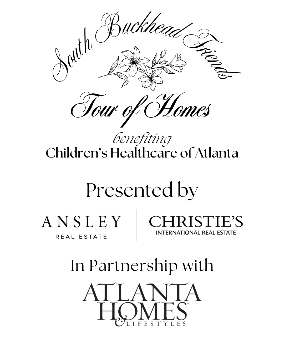 2025 Buckhead Tour of Homes Sponsorship Graphic