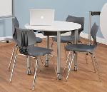 Click here for more information about Mobile Circular Table for Hughes Spalding Hospital Library