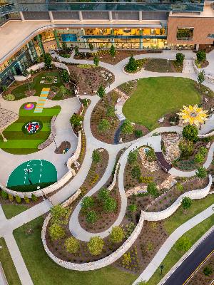 The Zone Backyard at Arthur M. Blank Hospital