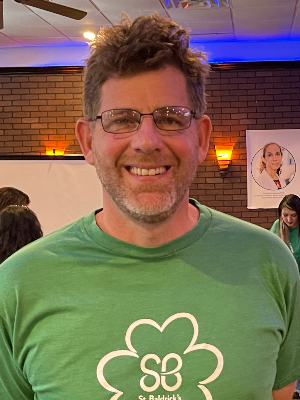 Jon at St. Baldrick's Curing Childhood Cancer event